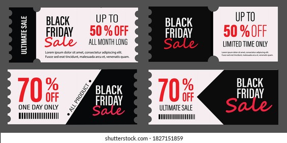 Black Friday sale inscription design template. Black Friday banner. Vector illustration