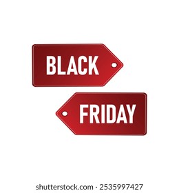 Black Friday sale inscription design tag. Black Friday. Vector illustration