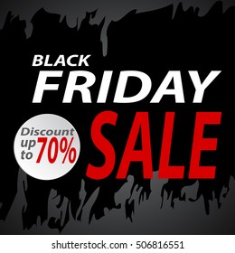 Black Friday sale inscription design template. Black Friday banner. Black friday sale background. Black friday sale vector template. Black friday. Sale