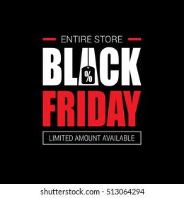 Black Friday sale inscription design template. Black Friday banner. Black Friday Sale Poster. Black Friday Calligraphic Advertising Poster design. Sale Discount Banner Label style. Vector illustration