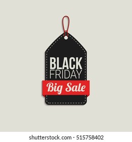 Black Friday sale inscription design template. Black Friday poster and banner. Vector illustration