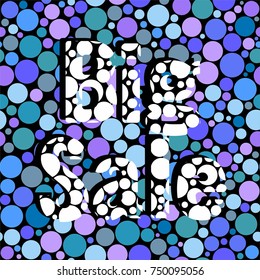 Black Friday sale inscription design template. Big clearance sale. Vector illustration