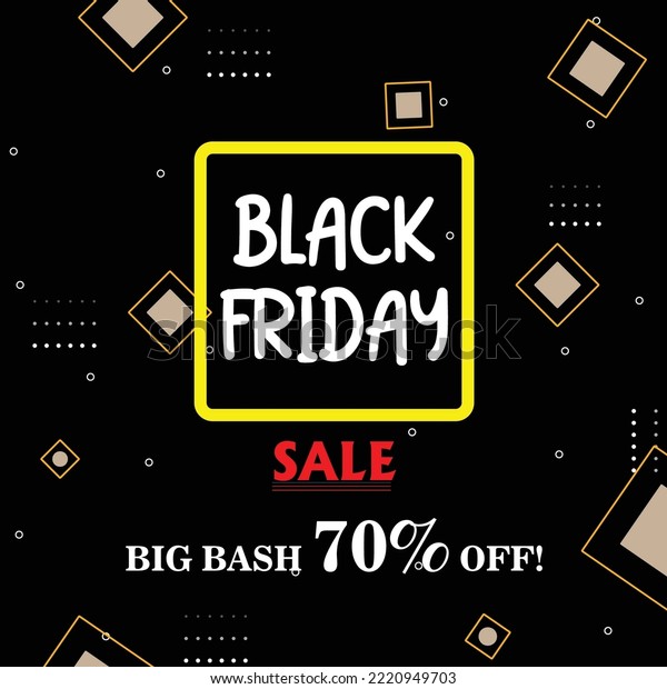 Black Friday Sale Inscription Design Template 库存矢量图 免版税 Shutterstock