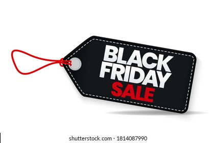 Black Friday Sale Label Template. Vector Illustration EPS10