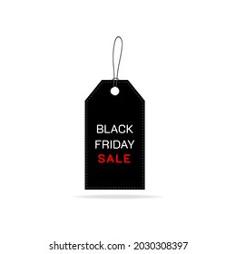 Ilustración del vector de etiqueta de venta de viernes negro