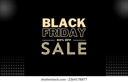 Etiqueta de venta de viernes negro. Ilustración de vectores. Evento de descuento de marketing promocional. Elemento de diseño para la venta carteles, carteles, tarjetas