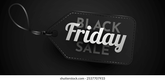 Black Friday Verkaufsetikett. Vektorgrafik 
