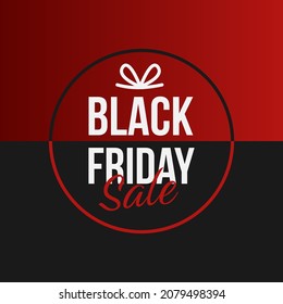 Black friday sale layout banner design template