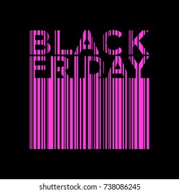 Black friday sale line vector icon