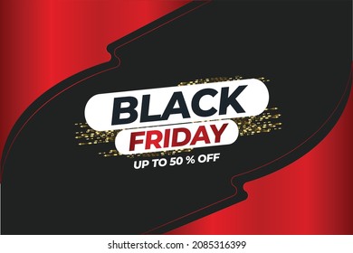 black friday sale with modern background vector design illustration