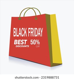 Black Friday Sale. Modern minimal design. Template for promotion, advertising, web, social and fashion ads. Vector illustration.