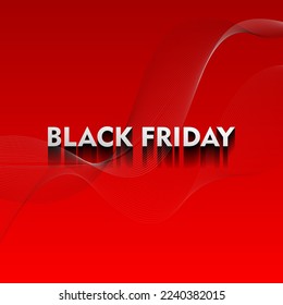 Black Friday Sale.  Modern minimalist design. Template for promotion, advertising, web, social and fashion ads.