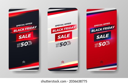 Black friday sale offer discount promotion for social media stories simple sporty man fashion minimalism concept