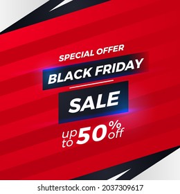 Black Friday sale offer promo discount poster banner simple elegant template