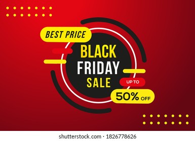 black friday sale offers banner background