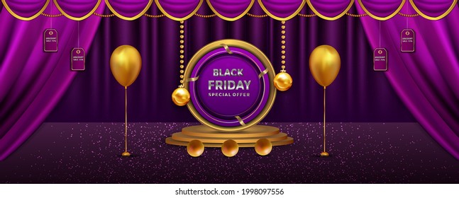 black friday sale black  on the gold label prices up to background