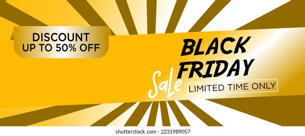 Black Friday Sale with Papercut Style