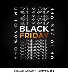 black friday sale, perfect for social media posts as well as posters and banners
