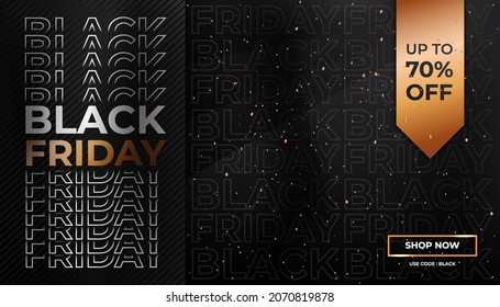 black friday sale, perfect for social media posts as well as posters and banners