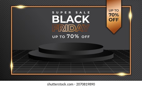 black friday sale, perfect for social media posts as well as posters and banners