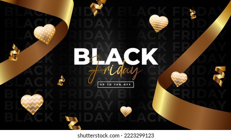 black friday sale, perfect for social media posts as well as posters and banners