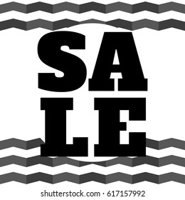 Black friday sale postcard design. Black friday vintage vector illustration. Sale sign