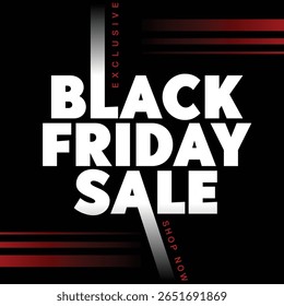 Black Friday sale poster, banner, template design. Black Friday special discount for business promotion and marketing. 