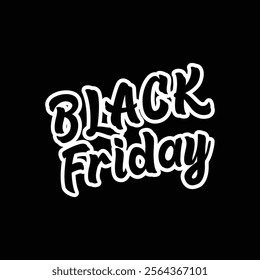 Black Friday Sale Poster featuring promotional elements such as black gift boxes, balloons, megaphones, and 3D percentage symbols with vector