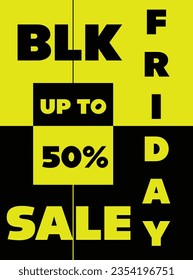 black Friday sale poster flyer social media post design