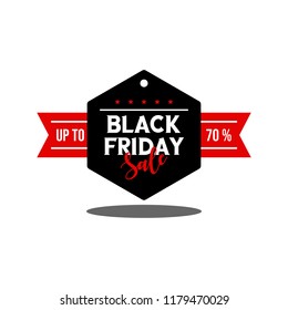 Black Friday Sale Poster Illustration Template