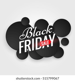 black friday sale poster with multiple dark dots