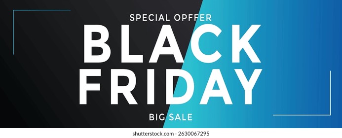 Black Friday Sale Poster for Retail,Shopping or Promotion.Black Friday banner template design.
