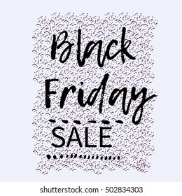 Black Friday Sale poster. - stock vector