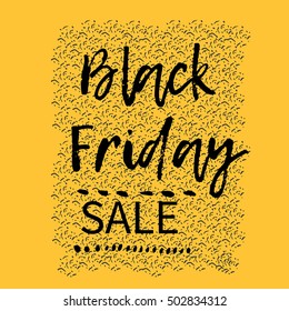 Black Friday Sale poster. - stock vector