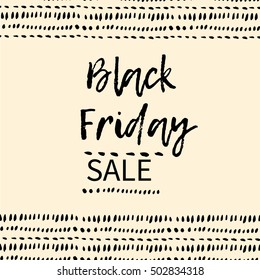 Black Friday Sale poster. - stock vector