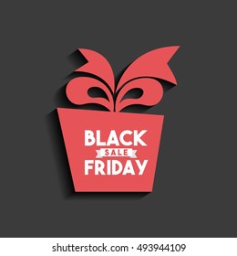 black friday sale poster vector illustration design