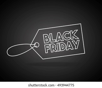 black friday sale poster vector illustration design