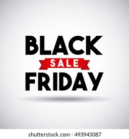 black friday sale poster vector illustration design