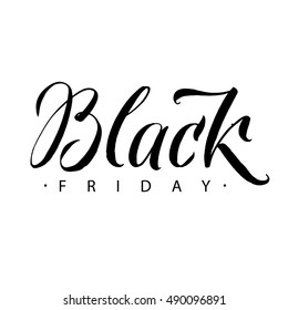 Black Friday Sale. Promo Abstract Calligraphic Vector Illustration for your business artwork. Black Friday Sale handmade lettering, calligraphy with light background for logo, banners, labels