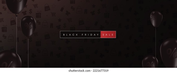 Black friday sale promotion banner layout design. Advertising Poster design Black friday campaign.