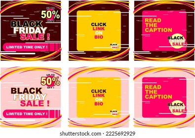 Black Friday Sale Promotion Banner. Up To 50% Offer Sale