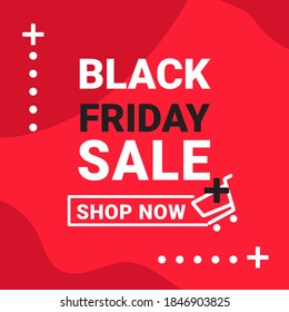 Black Friday sale promotion marketing banner / poster. Vector to increase your sales.