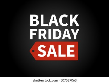 Black Friday sale promotion vector display poster / postcard