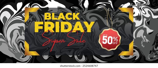 Black Friday Promoção Web Banner Projeto de fundo. Black Friday Super Venda Desconto Social Media Poster, Banner, ou fundo modelo para anúncios de capa, folhetos, cartão de convite, folheto