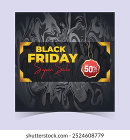 Black Friday Promoção Web Banner Projeto de fundo. Black Friday Super Venda Desconto Social Media Poster, Banner, ou fundo modelo para anúncios de capa, folhetos, cartão de convite, folheto