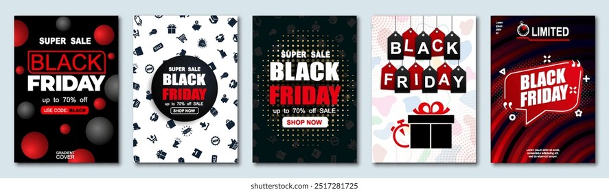 Black Friday sale promotional marketing banner poster for decoration