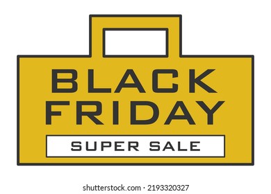 BLACK FRIDAY SALE Shopping Day, Vector illustration.