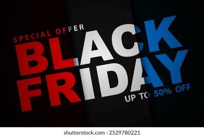 Black Friday Sale Simple Banner.