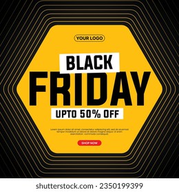 Black friday sale social media post banner eps vector file Black. friday sale promotion