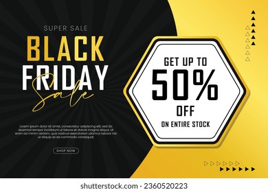 Black friday sale social media post banner eps vector file Black friday sale promotion